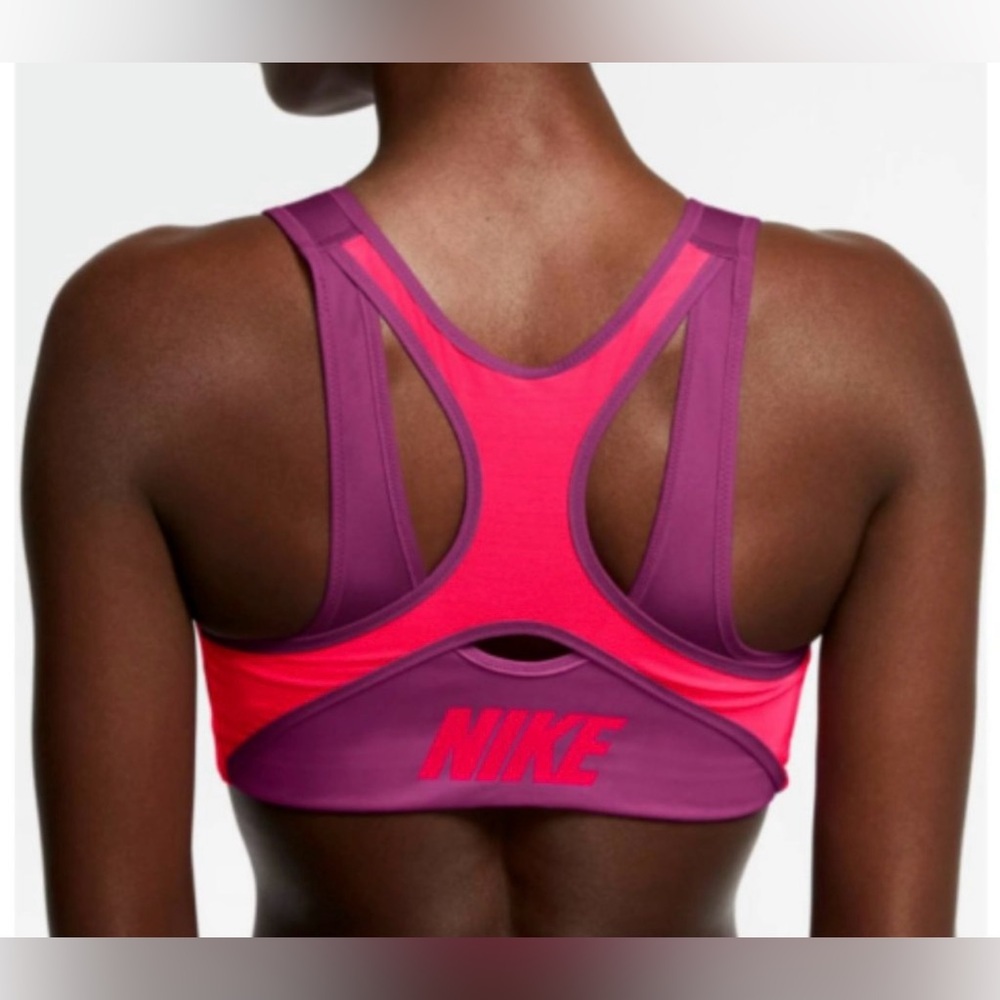 Nike Purple and Orange Sports Bra